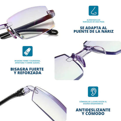 Gafas Premium Multifocales TR90 – Zoom Automático + Protección Antiluz Azul y Amarilla - Entrega 24/48h, Paga al Recibir (Descuento Exclusivo por Tiempo Limitado)