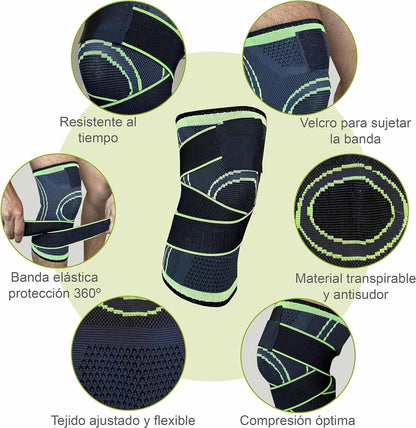 COMPRA 1 LLEVA 2 - Pack Tobillera + Rodillera de compresión deportiva GRATIS